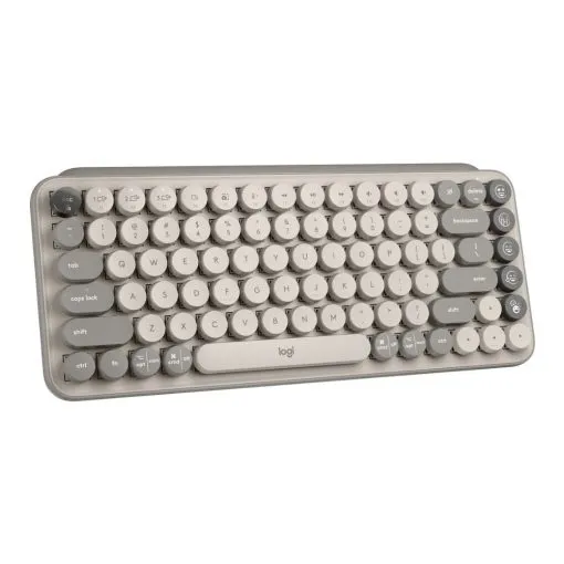 Logitech POP Keys Wireless Bluetooth Mechanical Keyboard (Mist)