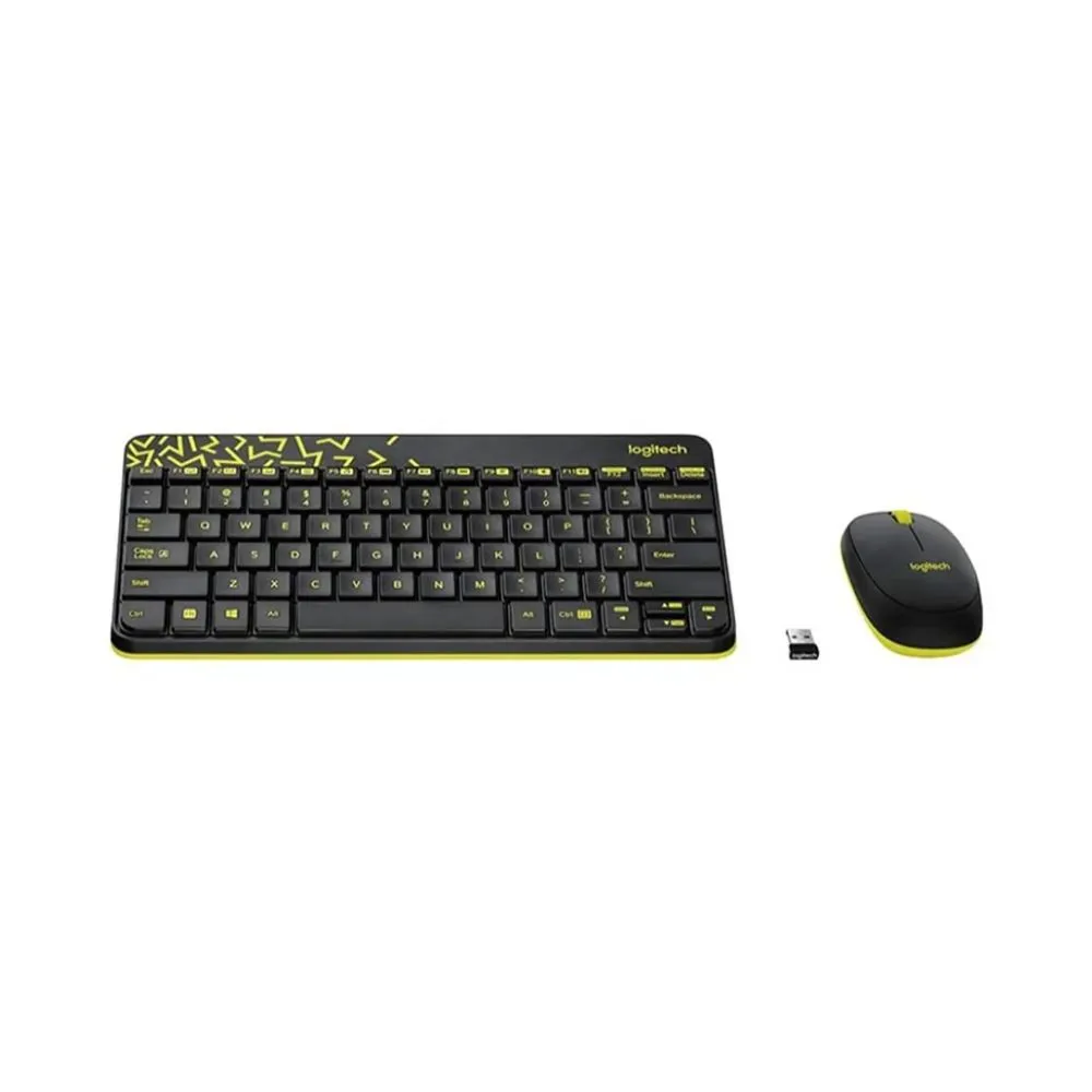 Logitech MK240 Nano Wireless Keyboard and Mouse Combo - Compact - Colorful - and Efficient - Image 2