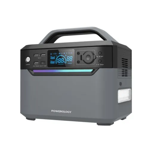 Alternative view of Powerology 120000mAh Portable Power Generator Fast Charging 384Wh 600W