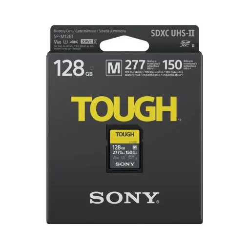 Alternative view of Sony 128GB SF-M Tough Series UHS-II SDXC Memory Card