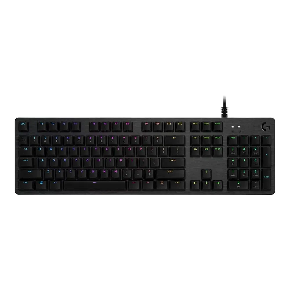 Logitech G G512 LIGHTSYNC RGB Mechanical Gaming Keyboard (Carbon, GX Brown Tactile)