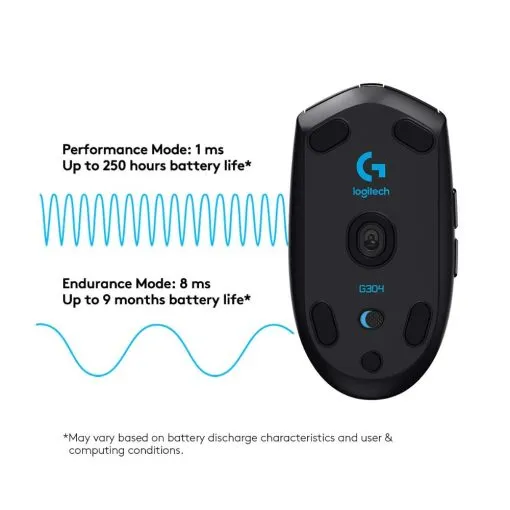 Alternative view of Logitech G304 Lightspeed Wireless Gaming Mouse