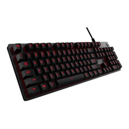 Alternative view of Logitech G413 Backlit Mechanical Gaming Keyboard with USB Passthrough – Carbon