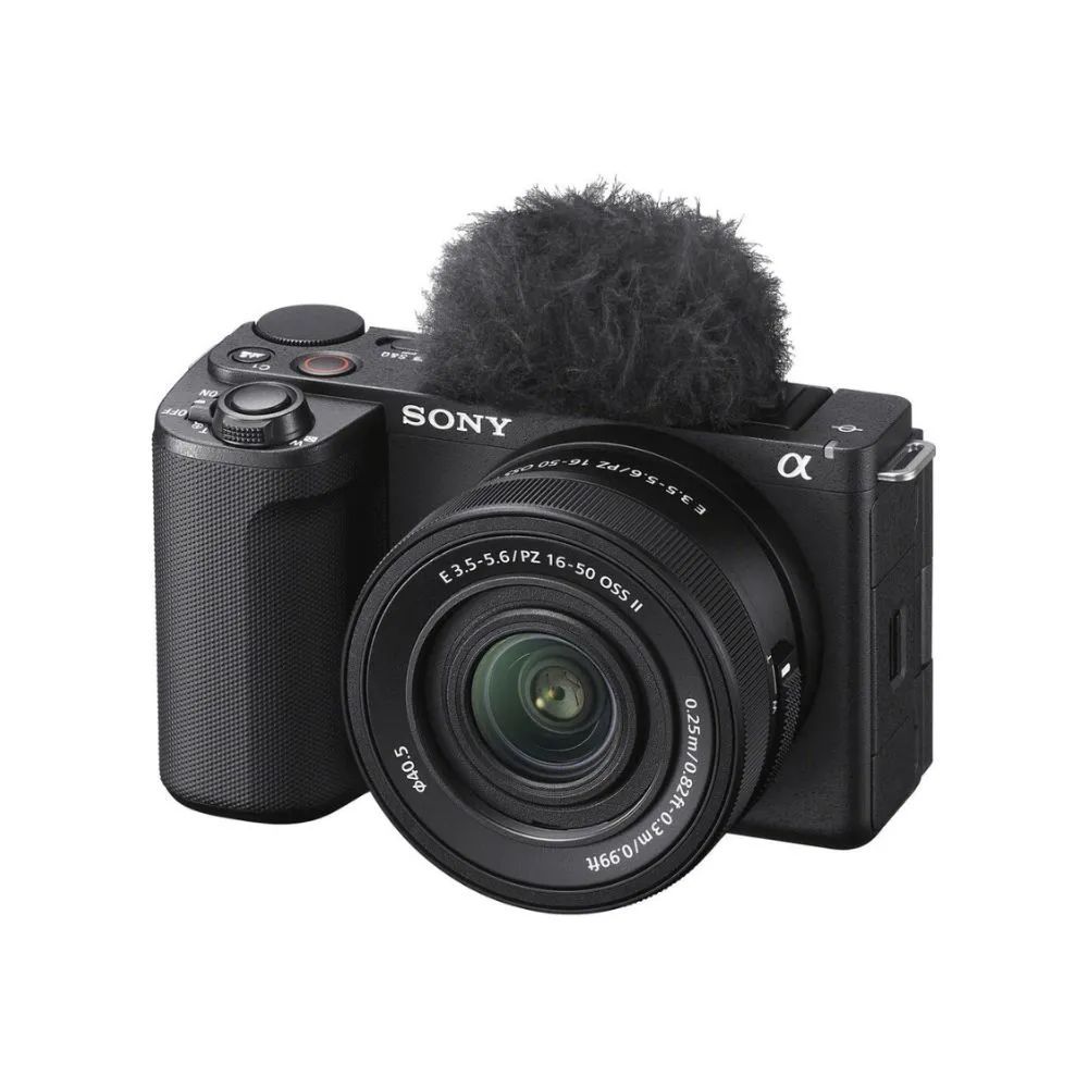 sony zv e10 ii mirrorless camera with 16 50mm lens