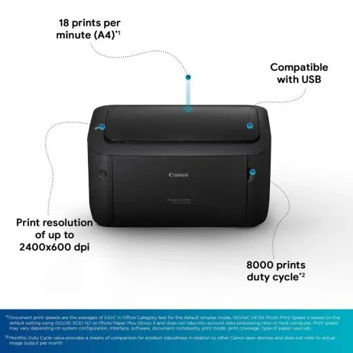 【未使用】プリンター　Canon i-SENSYS LBP6030B ジャンク Canon i-SENSYS LBP6030B-8468B006(AA) Mono Laser Printer Toner Gift