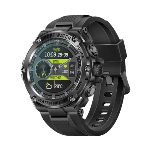 Promate XWatch-R19 Fitness Tracker Smartwatch with Bluetooth Calling | 1.53" Round TFT Display, IP67 Waterproof