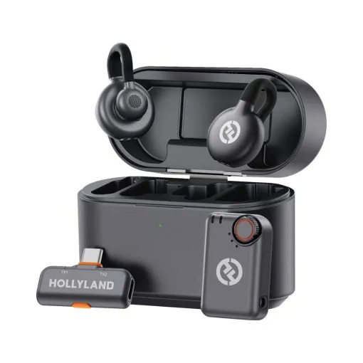 Hollyland LARK M2S Combo 2-Person Wireless Microphone System for