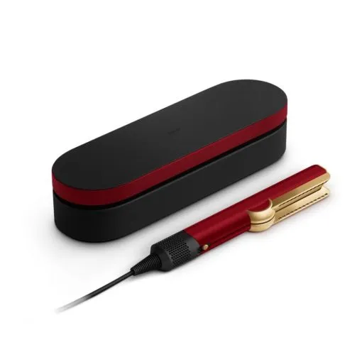 Alternative view of Dyson HT01 Airstrait straightener - Red Velvet/Gold