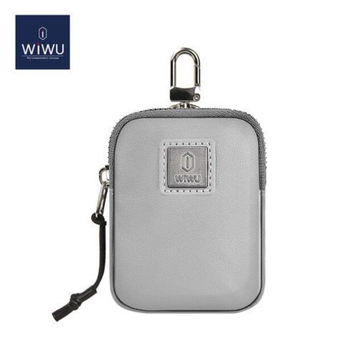 WiWU E-Pouch Soft Nylon Water-Resistant with Portable Hook Storage Carrying Bag