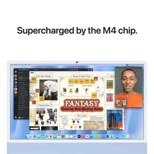 Apple iMac 24" - M4 Chip - 8-Core CPU - 8-Core GPU - 16GB RAM - 256GB SSD - Image 5