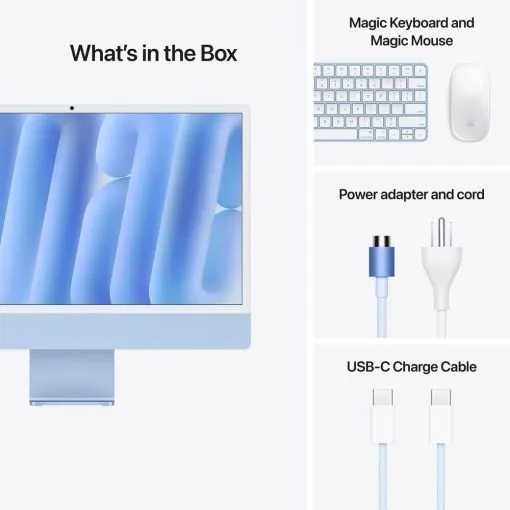 Apple iMac 24" - M4 Chip - 10-Core CPU - 10-Core GPU - 16GB RAM - 512GB SSD - Image 8