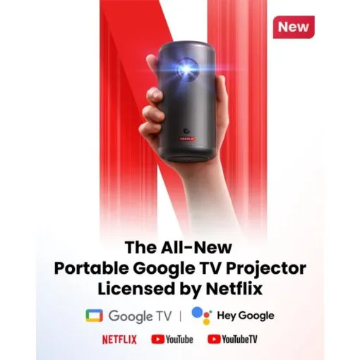 Alternative view of Nebula Capsule 3 Mini 1080p Projector for TV