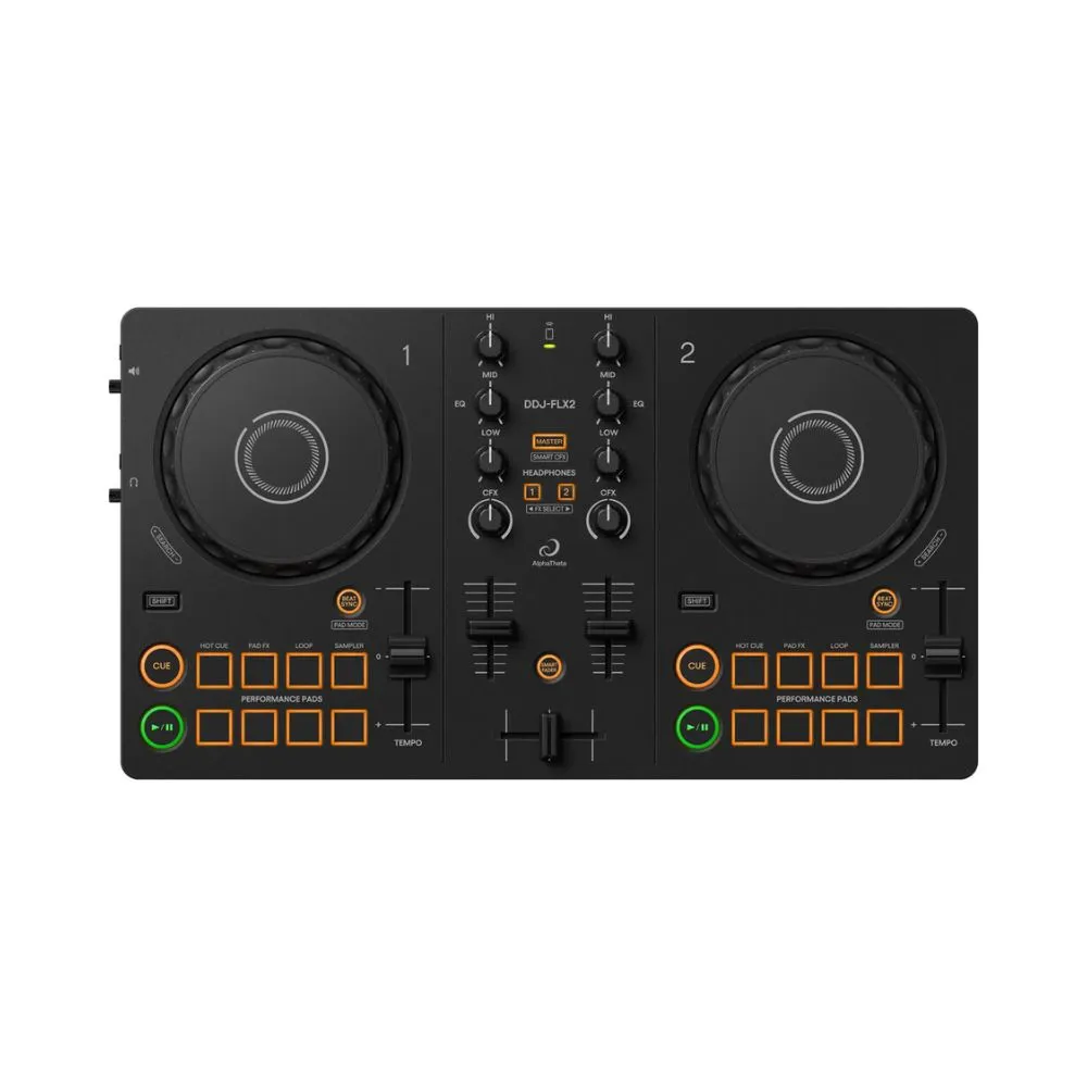 AlphaTheta DDJ-FLX2 DJ Controller Serato DJ Lite