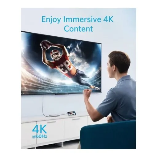 Alternative view of Anker USB-C to HDMI 4K Nylon Cable