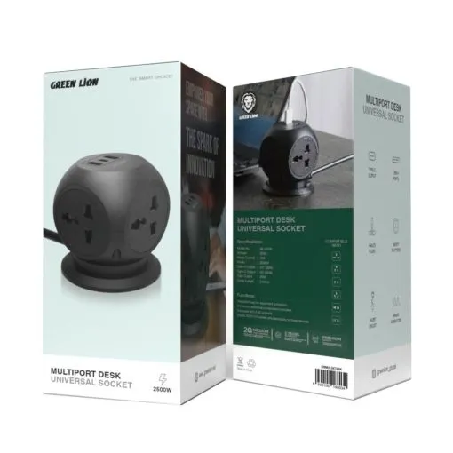 Alternative view of Green Lion MultiPort Desk Universal Socket
