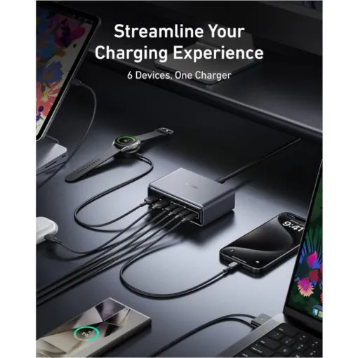 Anker Prime Charger 200W-6 Ports-GaN - Image 4
