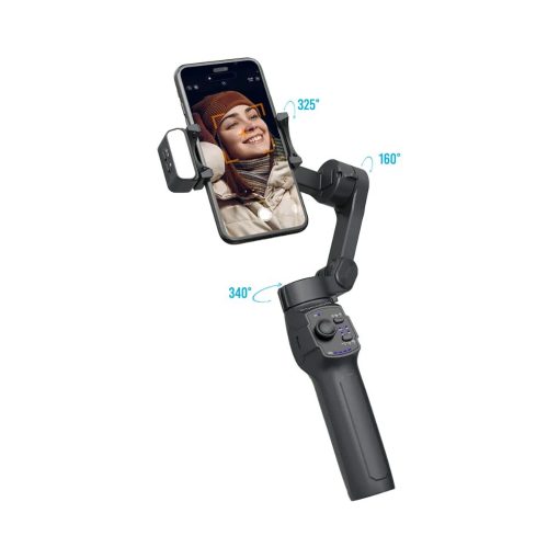 Porodo 3-Axis Gimbal Stabilizer Magnetic Fill Light