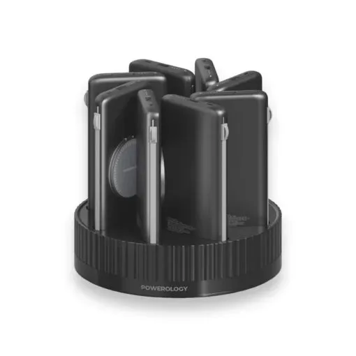 Powerology 8-in-1 Power Station with 10000mAh Capacity