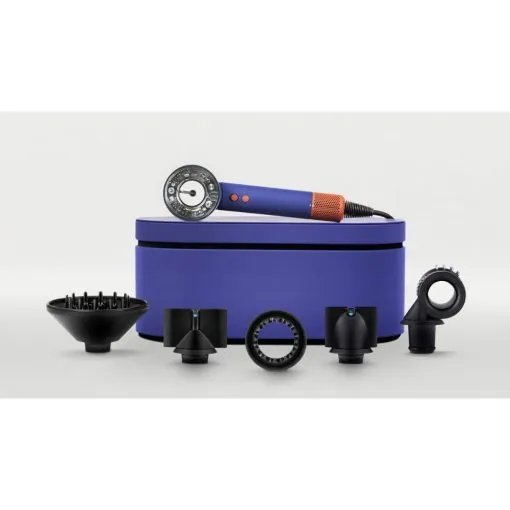 Alternative view of Dyson Supersonic Nural hair dryer Vinca Blue/Topaz - HD16