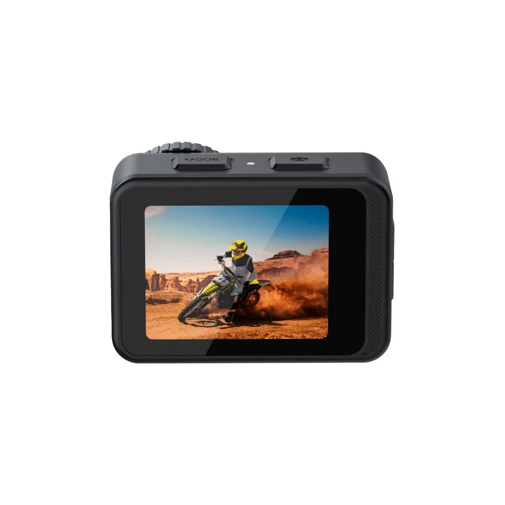 Porodo Action Camera Lifestyle Fully Waterproof UHD Dual Display With Video Stabilisation - Image 2