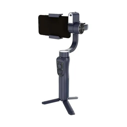 Porodo 3-Axis Ai Tracker & Light Gimbal Stabilizer