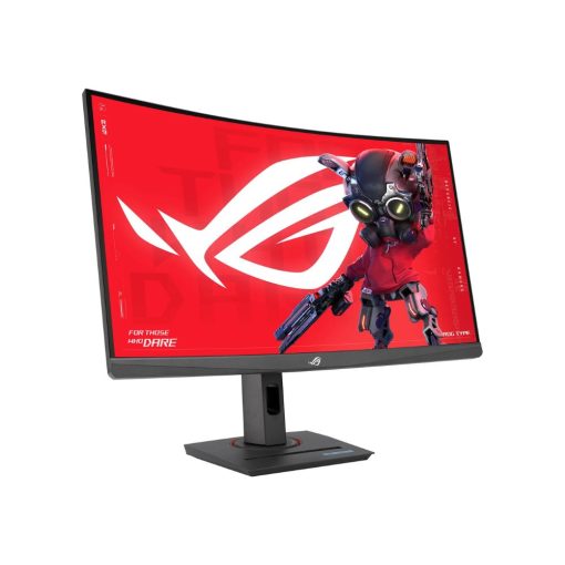 Alternative view of ASUS ROG Strix XG27WCMS 27” 1440P USB-C Curved HDR Gaming Monitor.