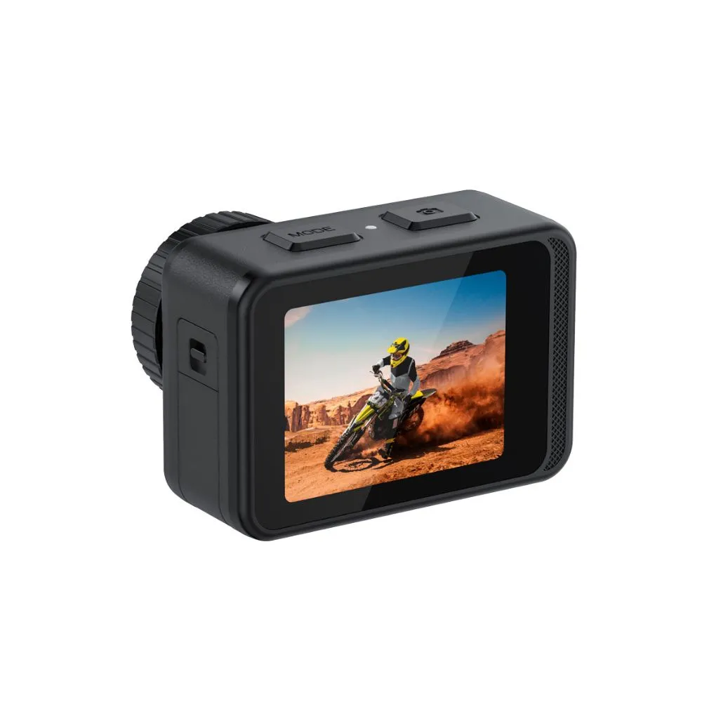 Porodo Action Camera Lifestyle Fully Waterproof UHD Dual Display With Video Stabilisation - Image 3