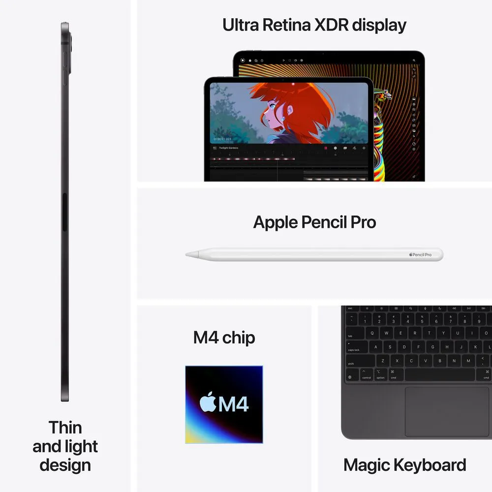 Apple iPad Pro M4 Chip 11" - Wi-Fi - Nano Texture Glass - Image 8