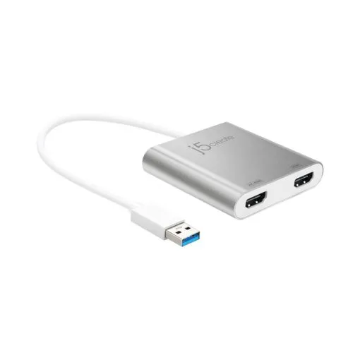 j5create USB 3.1 Gen 1 to Dual HDMI Multi-Monitor Adapter
