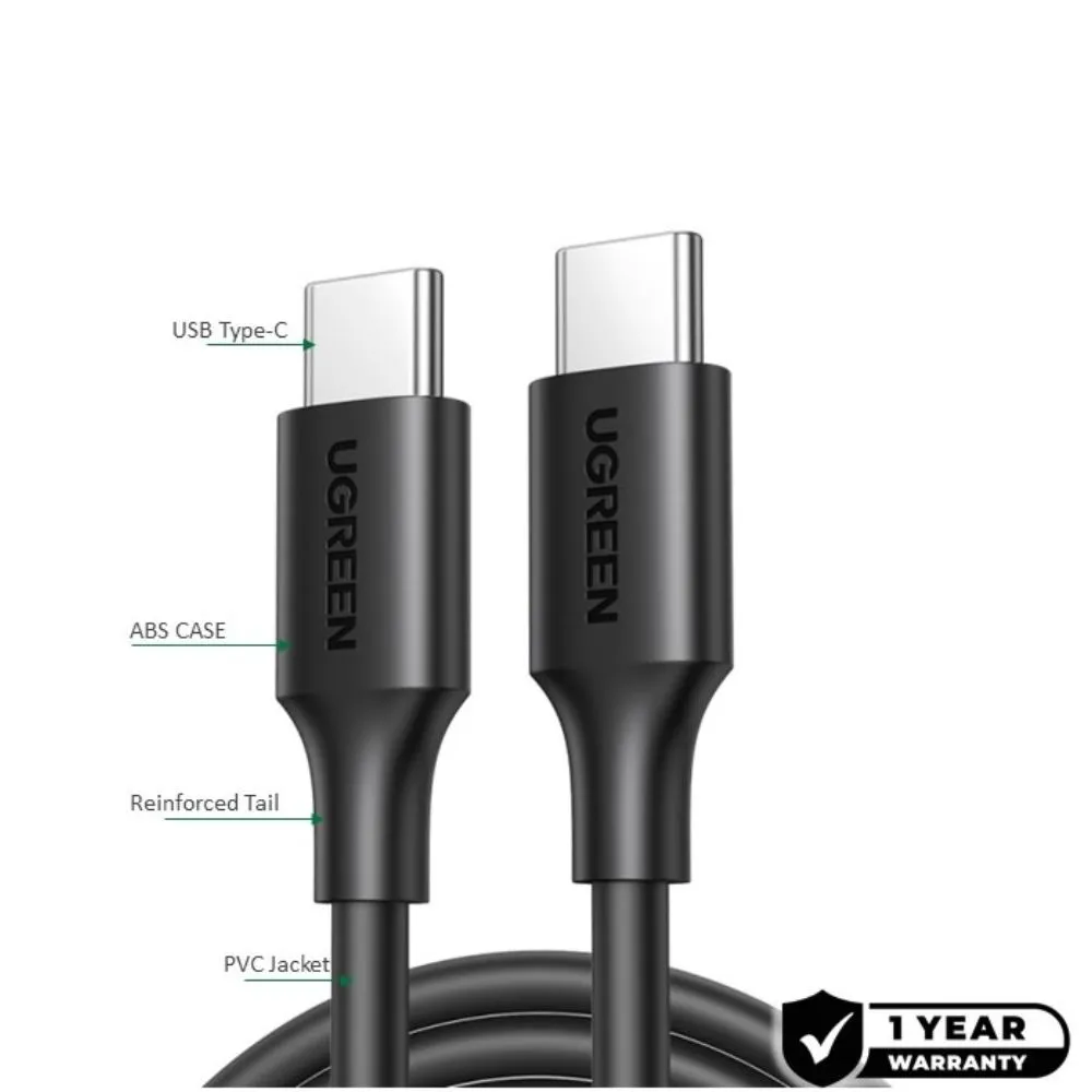 UGREEN USB-C to USB-C PD60W Braided Cable