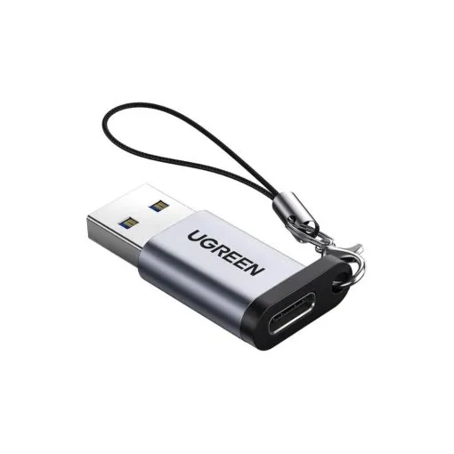 UGREEN USB-C Female to USB-A 3.0 Male Adapter, Support Charging & Data Sync