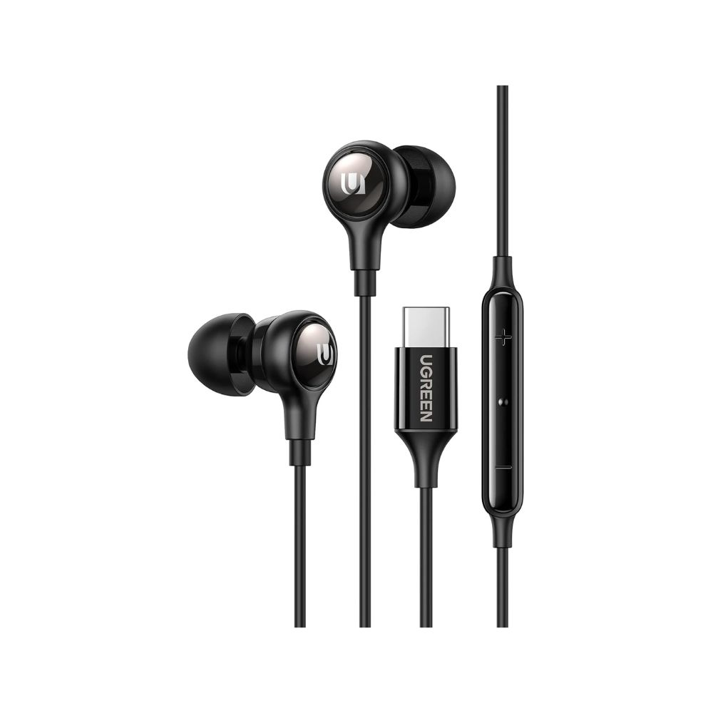 UGREEN USB-C Earphone with Microphone and Volume Control Noise Isolation, Powerful Bass