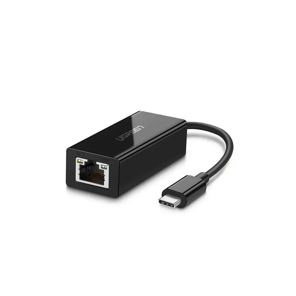 UGREEN USB-C To Gigabit Ethernet Adapter - RJ45, 10/100/1000Mbps
