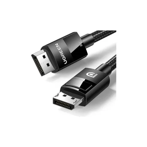 Alternative view of UGREEN 8K Display Port 1.4 Male to Male Braided Cable