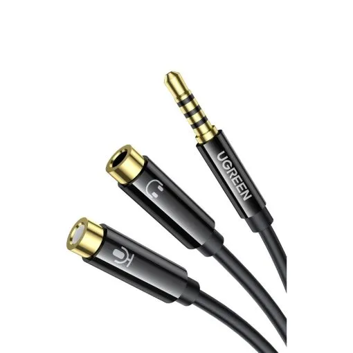UGREEN Headset Splitter Headphone Mic Y Adapter Cable