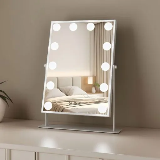 Alternative view of Green Lion Glam Shine Makeup Mirror 12 LED Lights