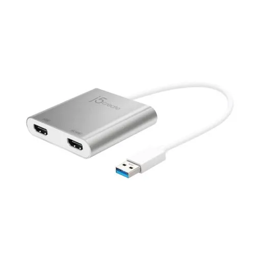 Alternative view of j5create USB 3.0 Gen 1 to Dual HDMI Multi-Monitor Adapter