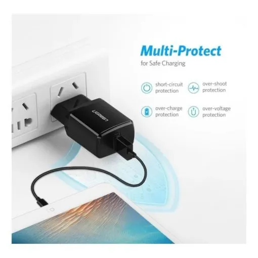 Alternative view of Ugreen 2.1A 10.5W USB-A Charger