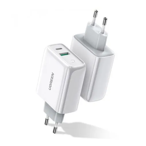 Alternative view of UGREEN Dual Port USB-C and USB-A Smart and Fast Charger Adapter