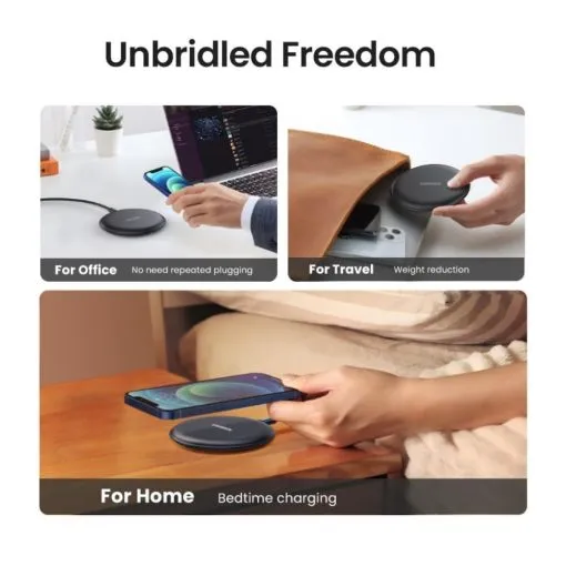 Alternative view of UGREEN 15W Wireless Charging Pad