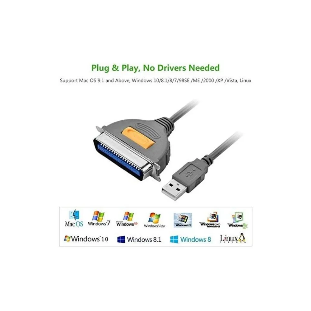 UGREEN USB to IEEE1284 Parallel Printer Cable - Image 2