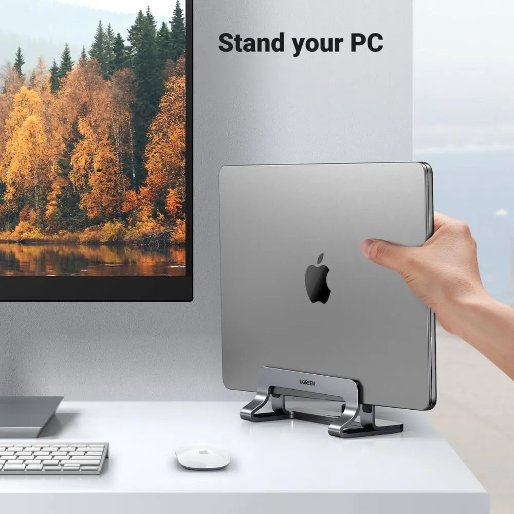 UGREEN Adjustable Vertical Laptop Stand - Image 2