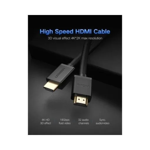 Alternative view of UGREEN HDMI 4K Cable Male to Male