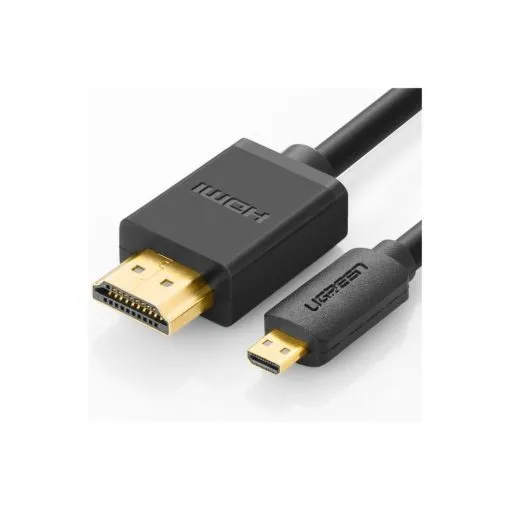 Alternative view of Ugreen 30102 Micro HDMI Male to HDMI Male Cable, 1.5 meter Length