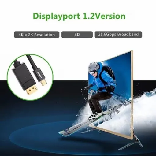 Alternative view of Ugreen Cable Mini Dp To Display Port 10477