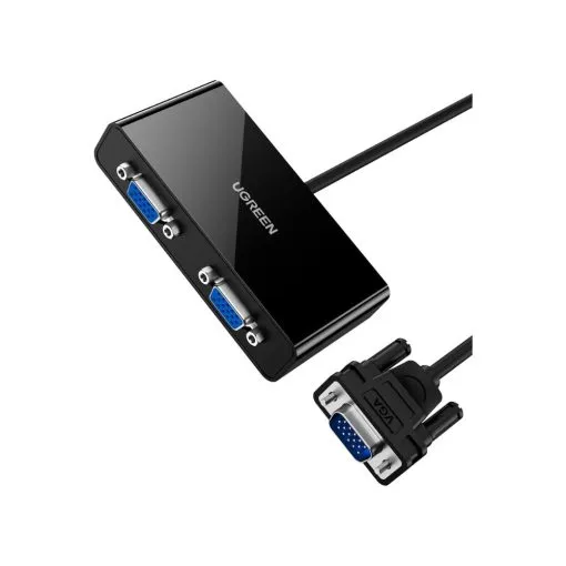 Alternative view of UGREEN VGA Splitter 1 in 2 Output Display Duplication Support Mirror