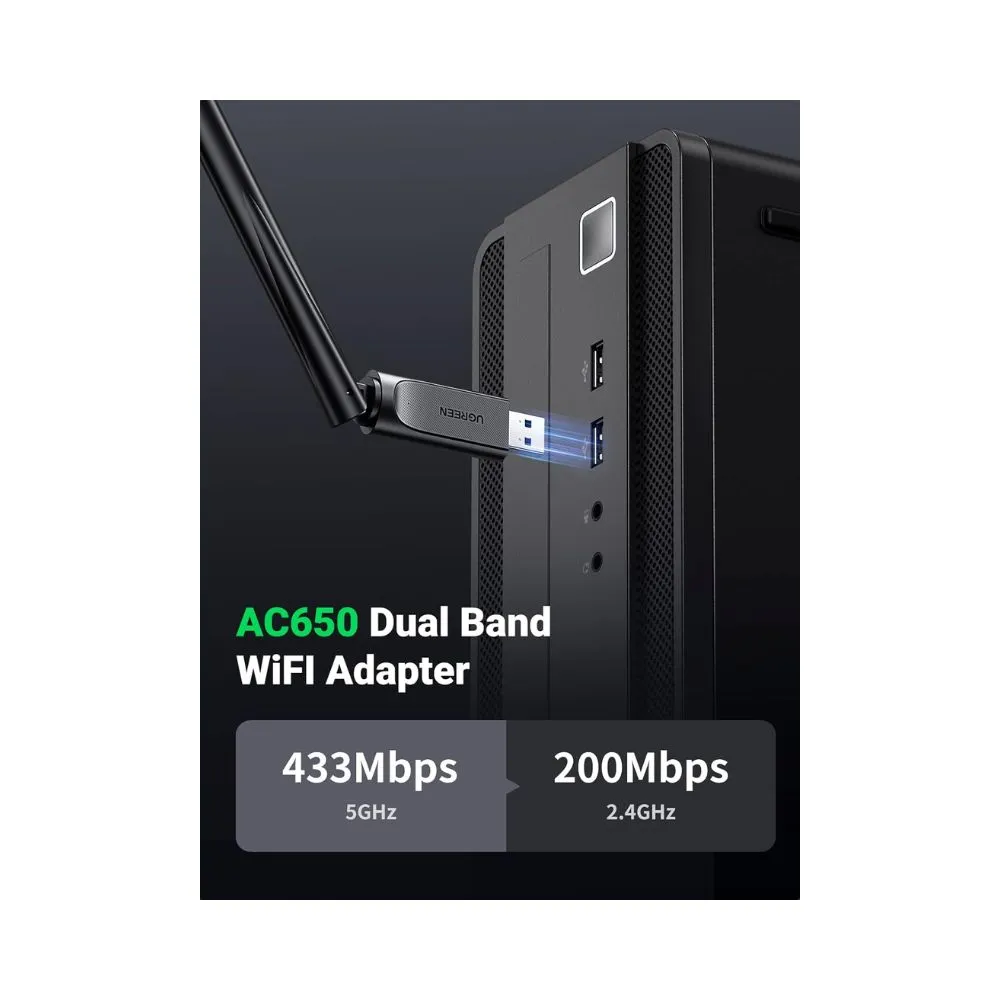 UGREEN AC650 USB WiFi Adapter - Image 3
