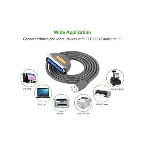 UGREEN USB to IEEE1284 Parallel Printer Cable - Image 3