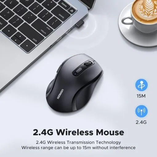 UGREEN Wireless Mouse for Laptop 2.4G - Image 3