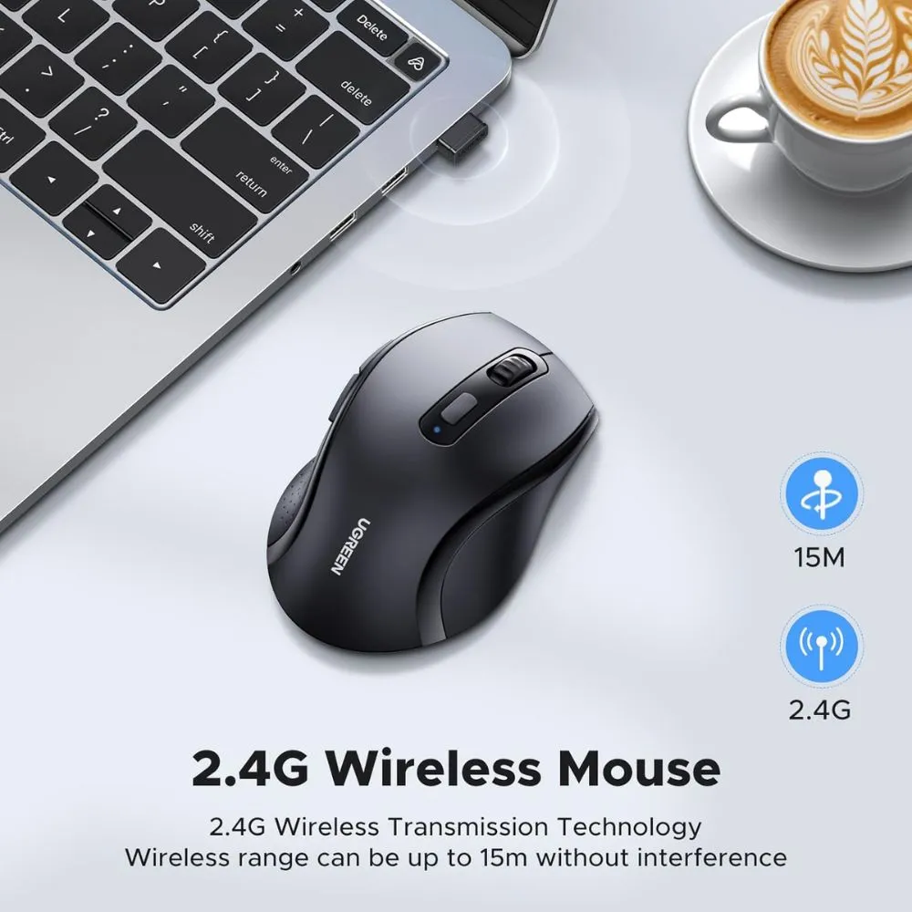 UGREEN Wireless Mouse for Laptop 2.4G - Image 3